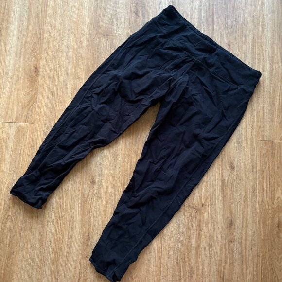Calvin Klein Active Mid Rise Ankle Twist Cropped Leggings Black Women’s Size XXL - Picture 1 of 9